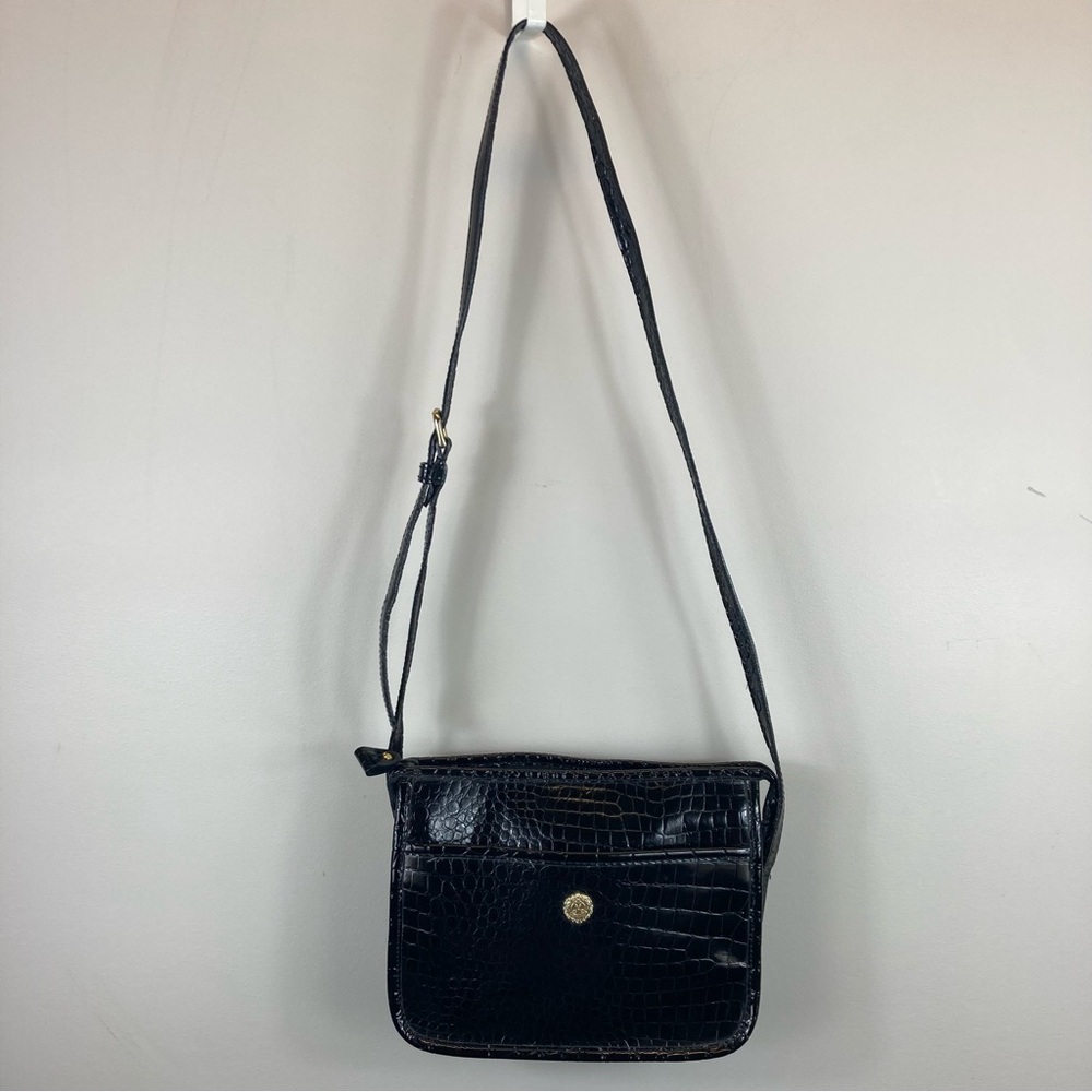 Medallion Genuine Leather Crossbody Purse